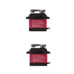 [1427173] 2pcs DSSERVO DS3225 25KG 180 Degree Metal Gear High Torque Waterproof Digital Servo For RC Airplane Robot