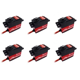 [1428933] 6PCS JX Servo PDI-6225MG-300 Degree PDI-6225MG 25kg Metal Gear Digital Servo For RC Airplane