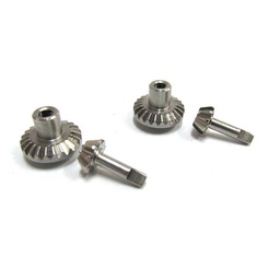 [1429675] Stainless Steel RC Car Big Gear With Bevel Gear For WPL 1/16 B1 B16 B24 B24ZH C14 C24 MN90 Models