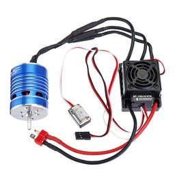 [1429705] S540 3200kv Brushless Motor+Hobbywing Waterproof Brushless 60A ESC For 2-3s 1/10 Crawler RC Car