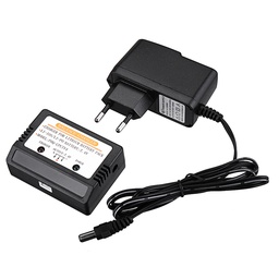 [1438525] XK K130 K120 RC Helicopter Parts 7.4V Battery Balance Charger With 10V 500mA Adapter