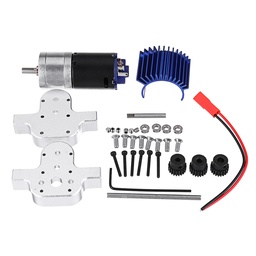[1439594] 1PC Metal Transfer Gear Box 370 Motor for WPL B16 B24 B36 C24 JJRC Q60 Q61 4WD 6WD RC Car