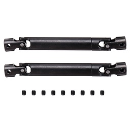 [1441601] 2PCS Black For Metal Drive Shaft 90-115mm 110-155mm 1/10 SCX10 D90 RC Car