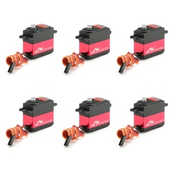 [1447282] 6PCS JX PDI-6221MG 20KG Large Torque Digital Standard Servo 180 Degree For RC Airplane