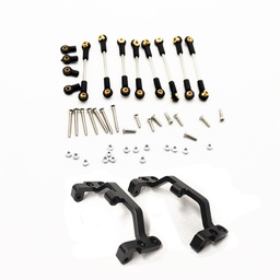[1449377] 1 Set MN-90 1/12 Upgraded Rc Car Spare Parts Metal Linking Holder + Connecting Rod