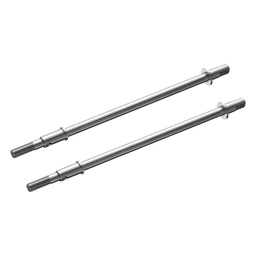 [1456833] 2PCS TFL 1401067 104mm Stainless Steel Rear Drive Shaft Axle Dogbone for Axial Scx10 1/10 Rc Car Parts