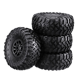 [1464712] 4PCS MN-90 1/12 Rc Car Spare Parts Rubber Wheel Rim & Tires