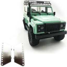 [1470696] 2PCS MN-90 1/12 Upgraded Rc Car Spare Parts Metal Side Pedal Plate
