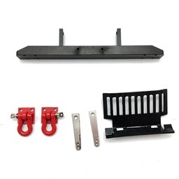 [1472786] 6PCS WPL B36 Upgraded Metal Front Bumper Kit 1/16 Rc Car Spare Parts 