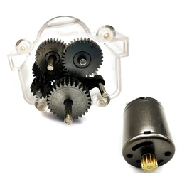 [1476281] WPL 1Set Original Metal Gears With 370 Motor For Speed Change Gear Box B1 B24 B16 B36 C24 1/16 4WD 6WD Rc Car