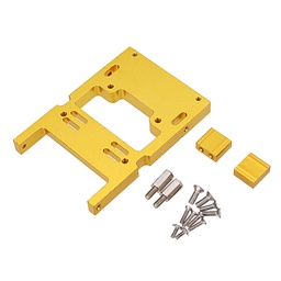 [1477538] URUAV WPL Servo Fixed Seat For 1/16 B1 B16 B24 B36 C14 C24 RC Car Parts Gold
