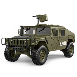 [1482959] HG P408 1/10 2.4G 4WD 16CH 30km/h RC Model Car U.S.4X4 Military Vehicle Truck without Battery Charger