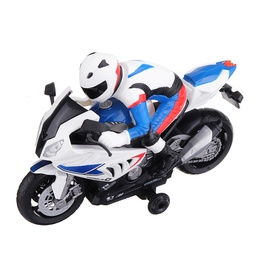 [1506732] 2.4G Rotate 360deg RC Car MotorCycle Vehicle Model Children Toys With Music