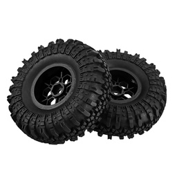 [1513760] 2PCS RGT EX86100 1/10 RC Car 1.9 Inch Pre-mount Tires & Wheel R86034 Spare Parts