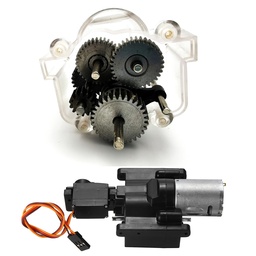 [1525536] WPL 1Set Original Metal Gears With Speed Change Gear Box For B1 B24 B16 B36 C24 1/16 4WD 6WD Rc Car Parts