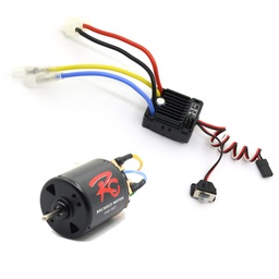 [1526287] 540 Waterproof RC Car Motor 35/45/55/80T+ 60A ESC For 1/10 TRX4 D90 SCX10 RC Car Parts
