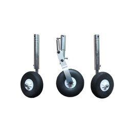 [1529907] Aluminum Alloy Shock Absorber Retractable Landing Gear Set for RC Airplane