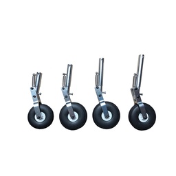[1529908] Aluminum Alloy Retractable Landing Gear With Spring for MTD Flying Wing RC Airplane