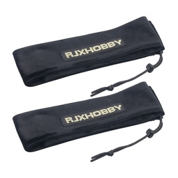 [1536338] 1 Pair RJXHOBBY RC Helicopter Main Blade Propeller Protector Protection Cover