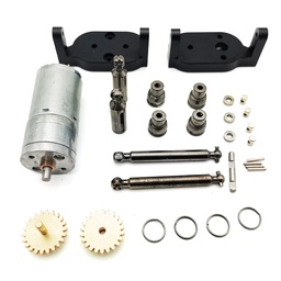 [1536384] WPL C14 C24 C34 MN 90 91 Reversal Gear Box For 1/16 Buggy Crawler Off Road 2CH Vehicle Models RC Car Parts Metal Set