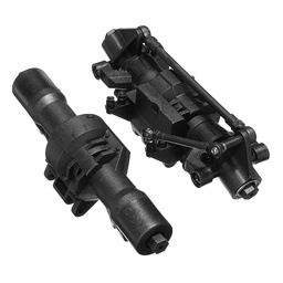 [1540702] 2PCS Front Rear Bridge Axle for HB Toys ZP1001 1/10 RC Vehicles Spare Parts