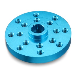 [1540712] RC 15T Metal Round Servo Plate Mount Bracket for KKPIT 1373/ROVAN 2055D/ SAVOX 0236 / JX 2060MG 