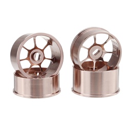 [1540736] 4PCS Firelap Metal Wheel Rims for IW04M IW05 AWD MINI-Z MINI-Q 1/28 RC Car Vehicles Parts