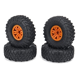 [1541173] 4PCS RC Car Tires & Wheels Rims for HB Toys ZP1001 1/10 RC Vehicles Spare Parts