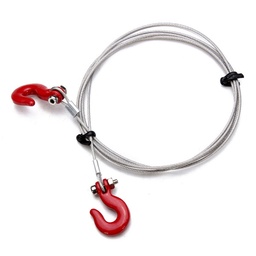 [943336] Steel Wire Rope With Hooks For RC 1/10 Trailer Car/Truck 