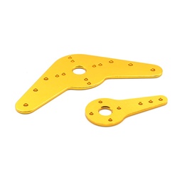 [1542903] Aluminum Alloy/Glassfiber Reinforced Servo Rocker Servo Arm Single/Bidirectional For 50-100CC Gasoline Engine RC Airplane