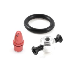 [1545058] Racerstar 3.17mm Bullet Propeller Adapter Holder Clip Red With Prop Protector Saver 20x3mm Rubber O-Ring for 2208 2212 22xx Brushless Motor