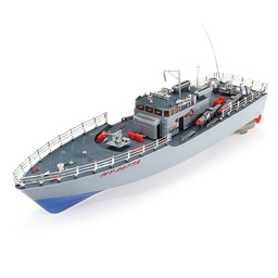 [1552002] 1/115 2.4G EHT-2877 Missile Destroyer RC Boat 4km/h With Two Motor And Light Vehicle Models
