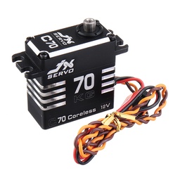 [1552475] JX Servo C70 HV 12V 72KG 180deg Coreless Large Torque Metal Gear Digital Servo For RC Cars Trucks Helicopters