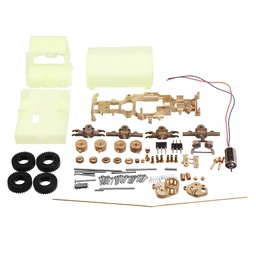 [1557756] DasMikro Das87 DS87E06 4WD Unimog Truck Metal Chassis DIY Kit RC Car Parts 
