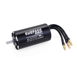 [1558295] Surpass Hobby 3670 2650KV 4 Poles Internal  Sensorless Brushless Motor for RC Car Boat Model 