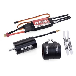 [1560726] Surpass Hobby 3660 3500KV Brushless Motor +90A ESC +36-S Water Cooling Jacket for RC Boat