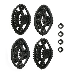 [1561065] 4PCS RC Car Snow Track Wheel for WPL B14 B24 C14 C24 Fayee FY001 FY002 FY003 FY004 1/16 Truck