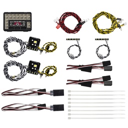 [1561893] 1/10 RC Car LED Light Lamp Set for Benz TRAXXAS TRX-4 G500 Model Parts 
