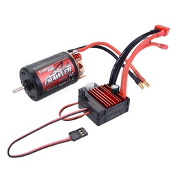 [1568037] Surpass Hobby 550 Brushed Motor+80A ESC Set for 1/10 RC Car Crawler Vehicles Parts