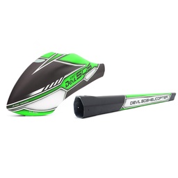 [1569664] ALZRC Devil 505 FAST RC Helicopter Parts Fiberglass Green Canopy