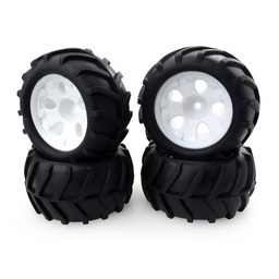 [1575833] 4pcs ZD Racing 6455 RC Car Wheel Tire For Monster Truck 1/16 9051 9053 9055 RC Vehicle Models