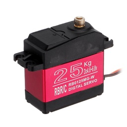 [1576431] RBR/C RB0125MG-W 25KG Digital Metal Gear Waterproof Servo for RC Vehicles Models