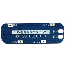 [1576729] 2pcs 3 String 11.1V 12V 12.6V Lithium Battery Protection Board with Overcharge and Short Circuit Function 10A Current Limit