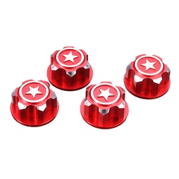 [1579210] 4PCS 17mm Dustproof Non Slip Hex Wheel Nut for X-Maxx Summit 1/8 RC Car Vehicles Parts