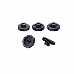 [1582631] 5PCS 48DP 33T 34T 35T 36T 37T Metal Pinion Motor Gear for 3.175mm Shaft 1/10 RC Car Engine