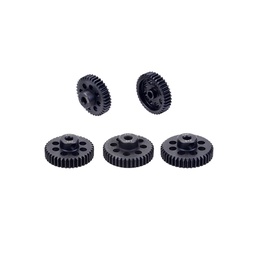 [1582655] 5PCS 48DP 37T 38T 39T 40T 41T Metal Pinion Motor Gear for 3.175mm Shaft 1/10 RC Car Engine