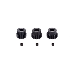 [1582657] 3PCS M0.6 17T-28T Metal Pinion Motor Gear for 5mm Shaft 1/8 RC Car Engine Spare Parts