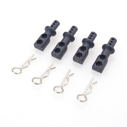 [1593719] ZD Racing 8185 RC Car Body Mount Posts with Shell Clips Set for 9021 V3 Truggy 1/8 Vehicles Parts
