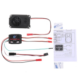 [1598202] HG P408 1/10 Engine Sound System +Horn Speaker RC Car Spare Parts HG-RX1017