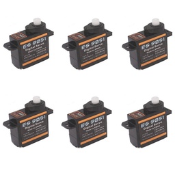 [1605166] 6PCS Emax ES9051 4.3g Digital Mini Servo For RC Model